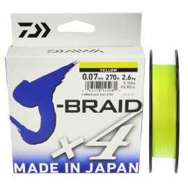 21922-Daiwa J-Braid X4 270 mt Amarillo