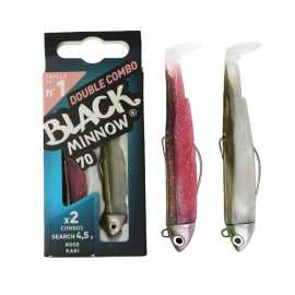 G6099-Fiiish Black Minnow Doble Combo 70 mm