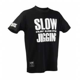 G7081-Hearty Rise T-Shirt Slow Jigging Negro