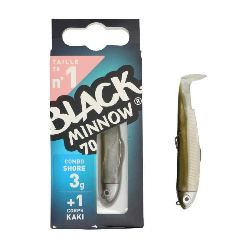 14874-Fiiish Black Minnow Combo 70 mm